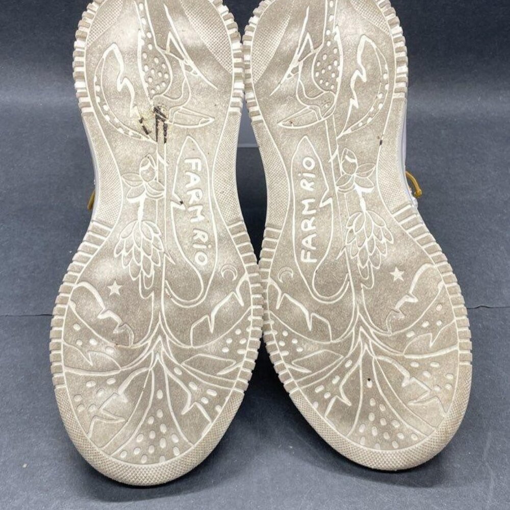 Farm Rio Beaded Sunset Tennis Shoes Size 11 - Picture 2 of 8